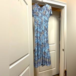 Long casual floral dress